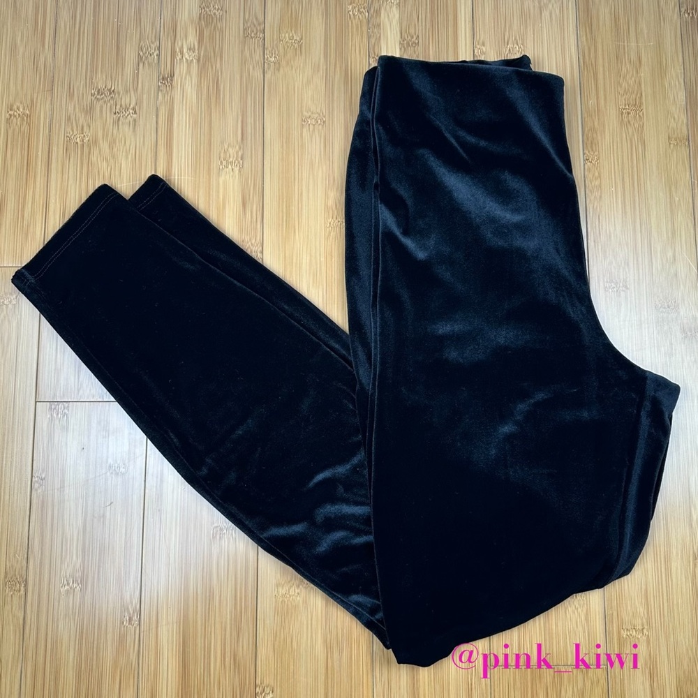Express Super High Waisted Velvet Leggings